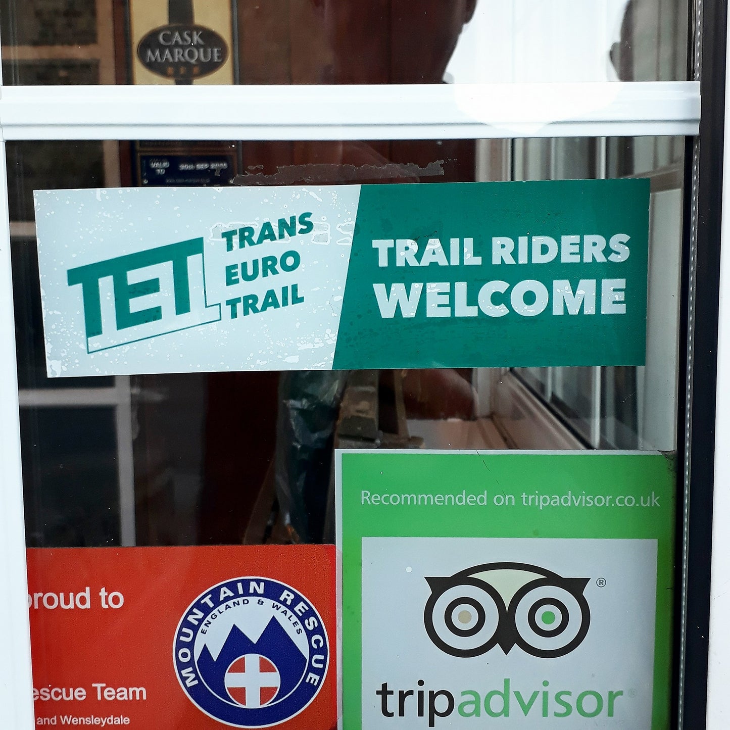 "TET -Trail Riders Welcome" Sticker - Free Postage